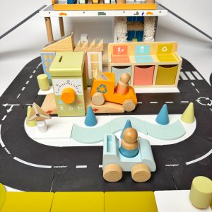 drewniany zestaw miasto dla dzieci waytoplay kids concept