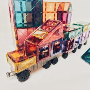 Connetix pastelowe klocki magnetyczne do budowy pojazdów