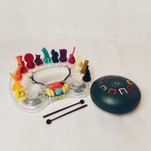 instrumenty muzyczne dla dzieci – symfonia b.toys i bębenek tambu