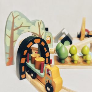 zabawa drewniana kolejka Tender Leaf