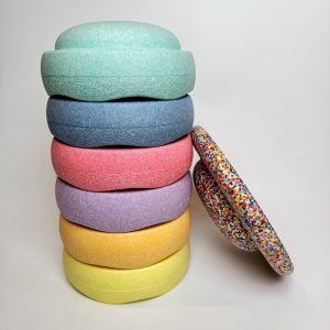 pastelowe krążki Stapelstein - wypożyczalnia