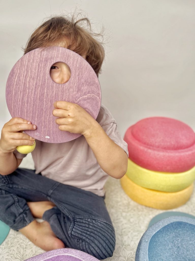 Zabawki do równowagi dla dzieci - krążki stapelstein